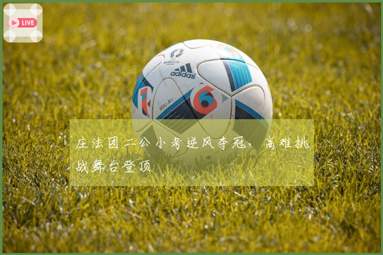 庄法团二公小考逆风夺冠，高难挑战舞台登顶